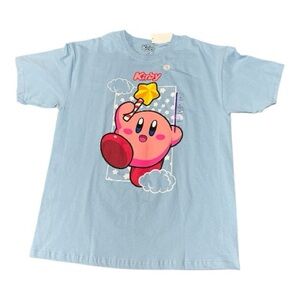 Nintendo - NWT - Light Blue Kirby Tee